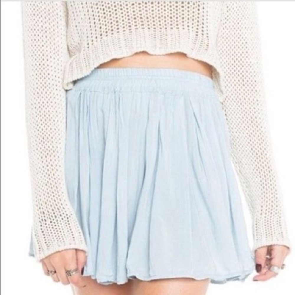 brandy melville baby blue skirt💙